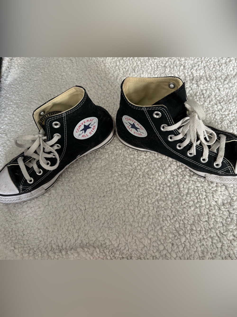Converse Black & White Kids High-Top Sneakers in
